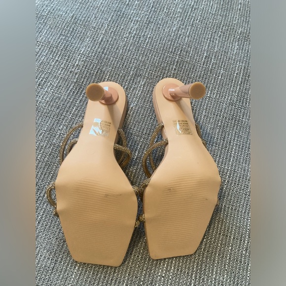 NEW Fashion Nova Embellished Heels - Picture 3 of 3